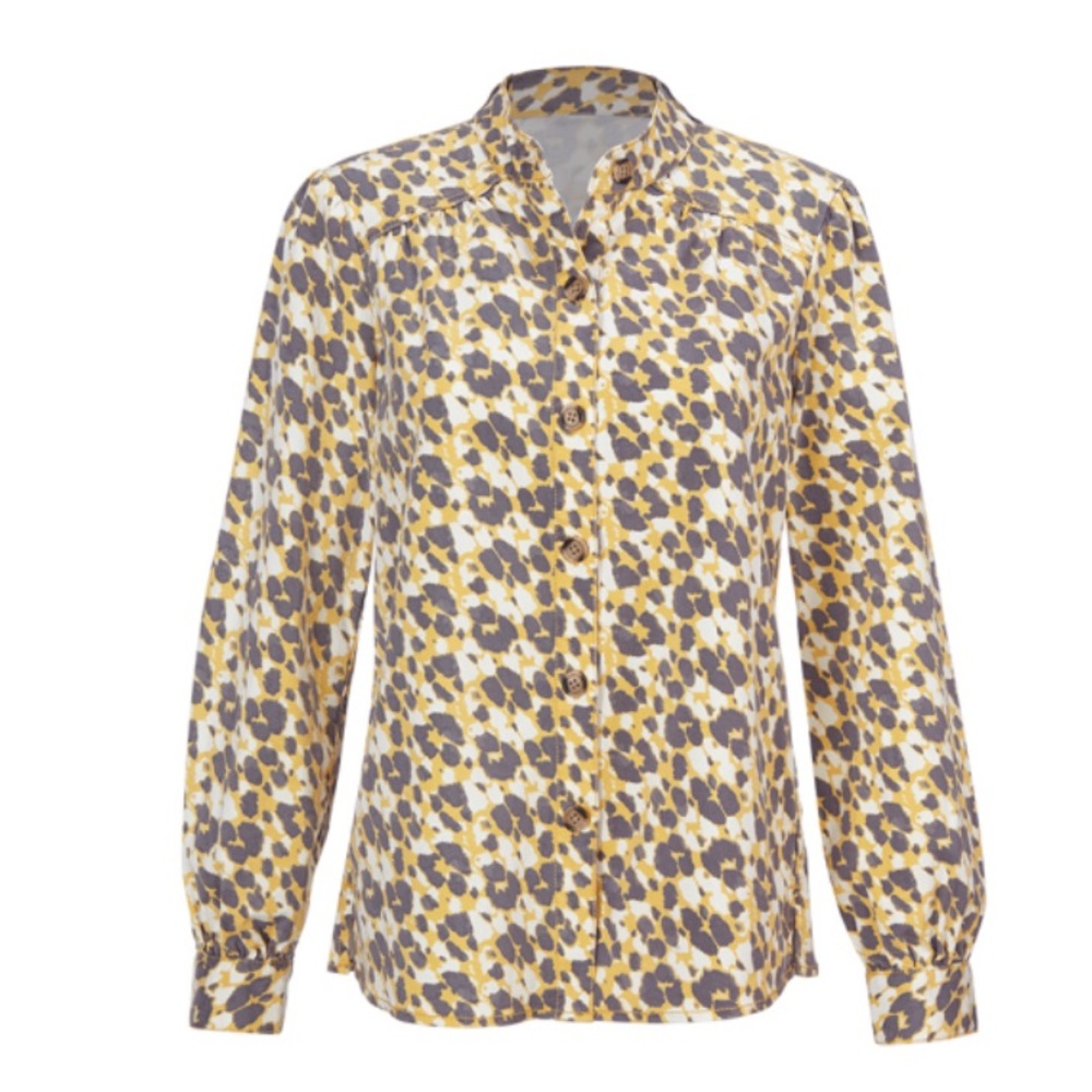 CAbi Providence Shirt Jacket, floral/animal print shacket #5854